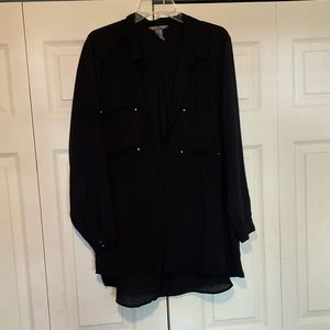 Black Long Sleeve Blouse